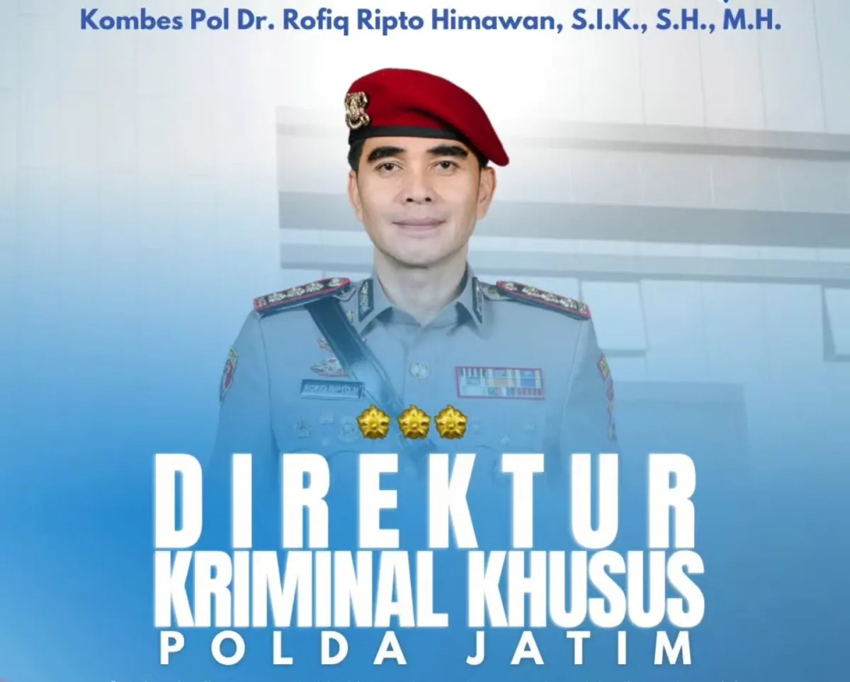 Profil Kombes Pol Dr Rofiq Ripto Himawan, Akpol 2001, Dirreskrimsus Polda Jatim