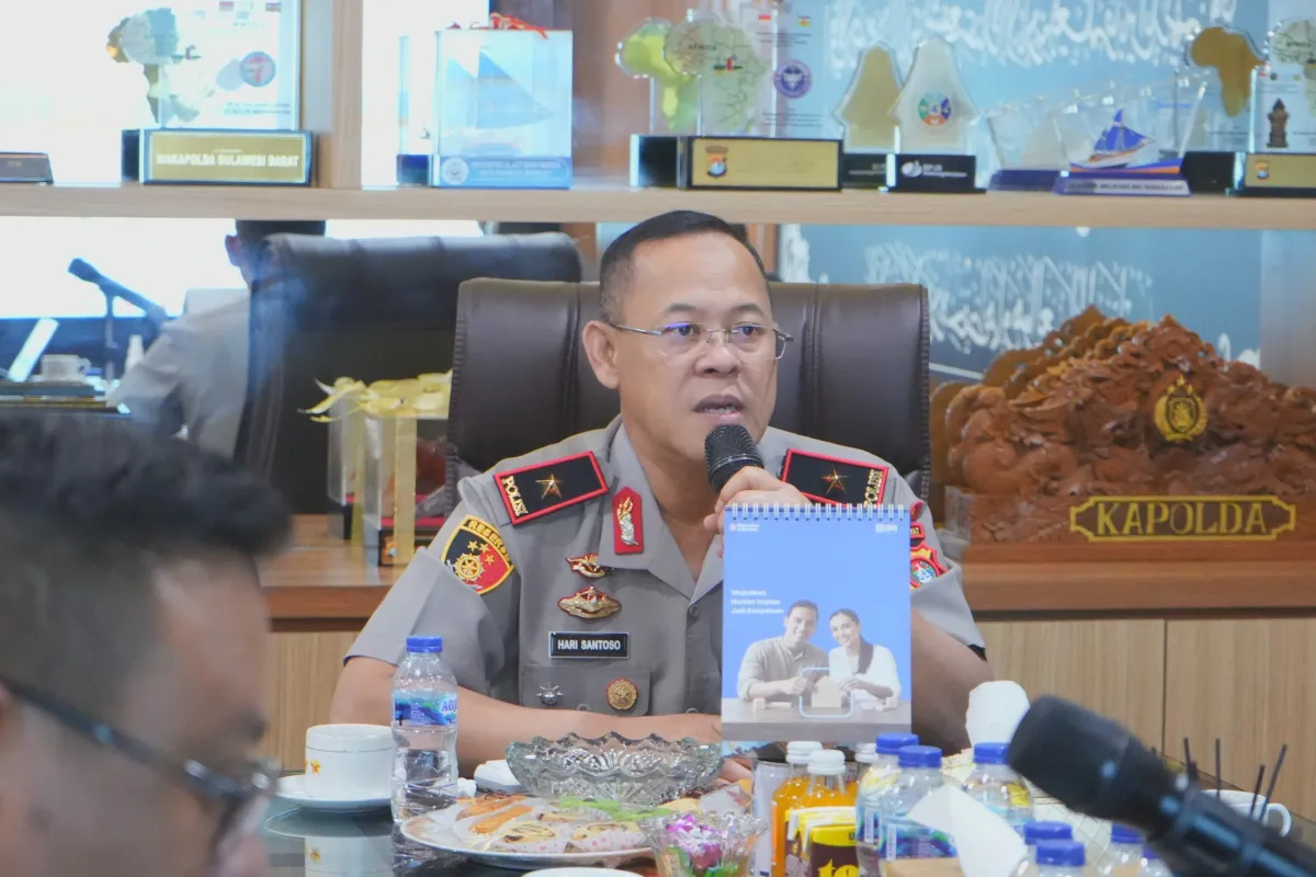 Wakapolda Sulbar Pimpin Anev Penguatan Program Prioritas Kapolri