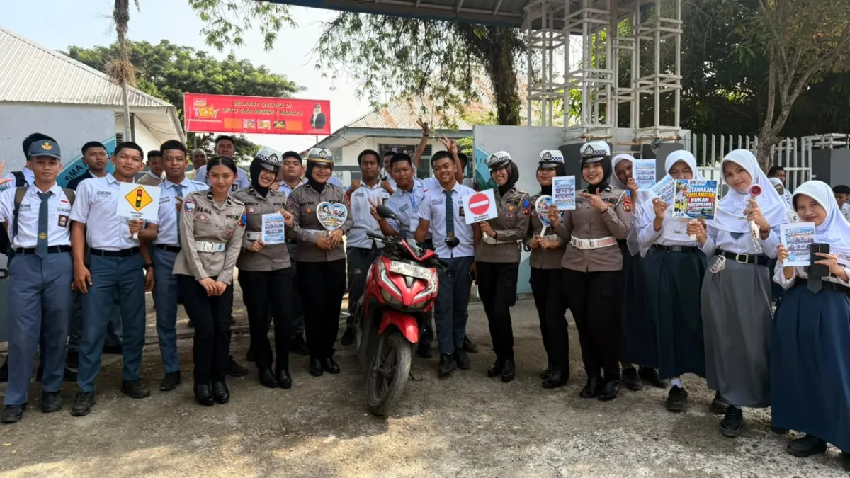 Sasar Pelajar di Mamuju, Satgas Polda Sulbar Jadikan Operasi Patuh Jadi Ruang Edukasi Seru