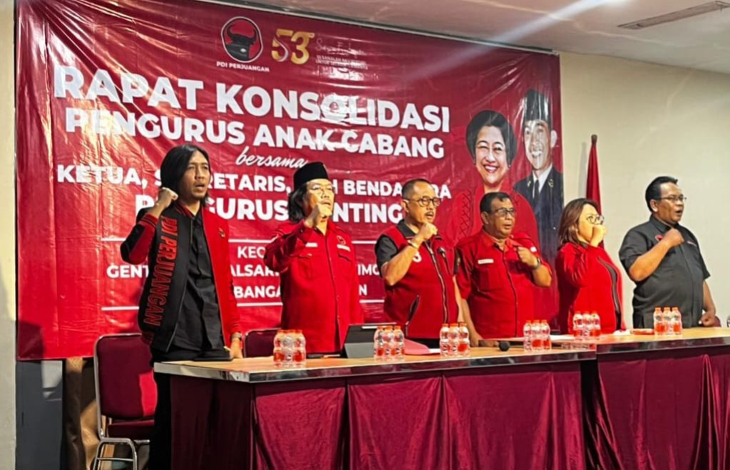 PDI Perjuangan Kota Surabaya menggelar Rapat Konsolidasi Pengurus Anak Cabang (PAC)