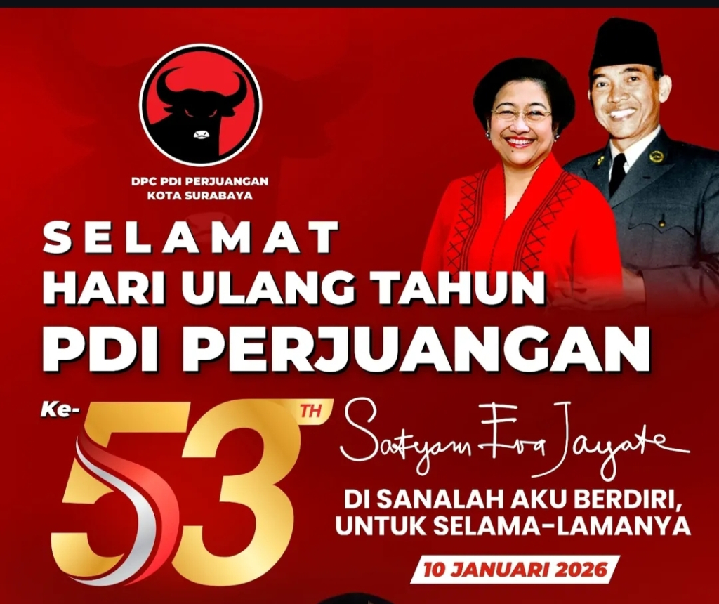 HUT ke-53 PDI Perjuangan