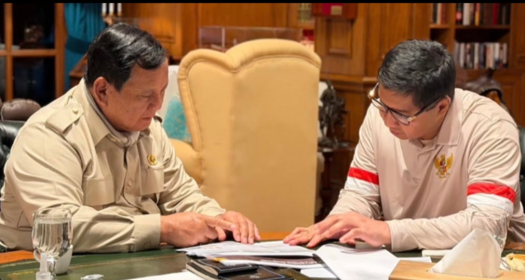 Presiden Prabowo Subianto menerima Menteri PKP Maruarar Sirait, di kediaman pribadinya di Hambalang, Kabupaten Bogor, Jawa Barat, Kamis (29/1/2026) sore. (Foto: IG Setkab)