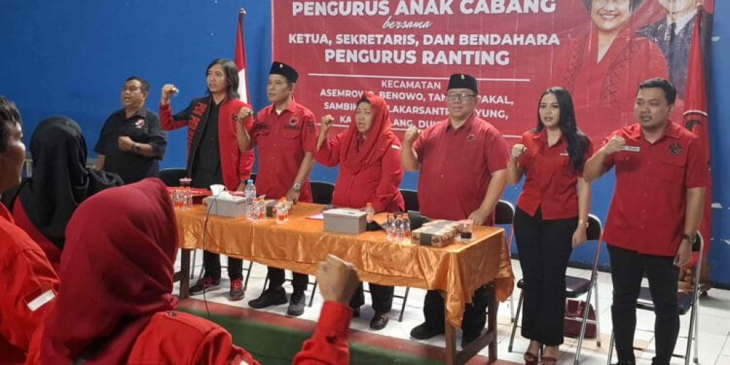 Konsolidasi PDIP di Gedung Graha Nusantara, Jalan Bibis Tama Surabaya