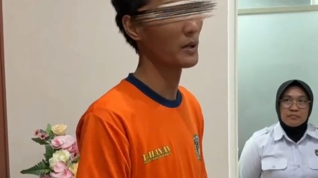 Tersangka pencabulan yang ditangjap PPA Polrestabes Surabaya