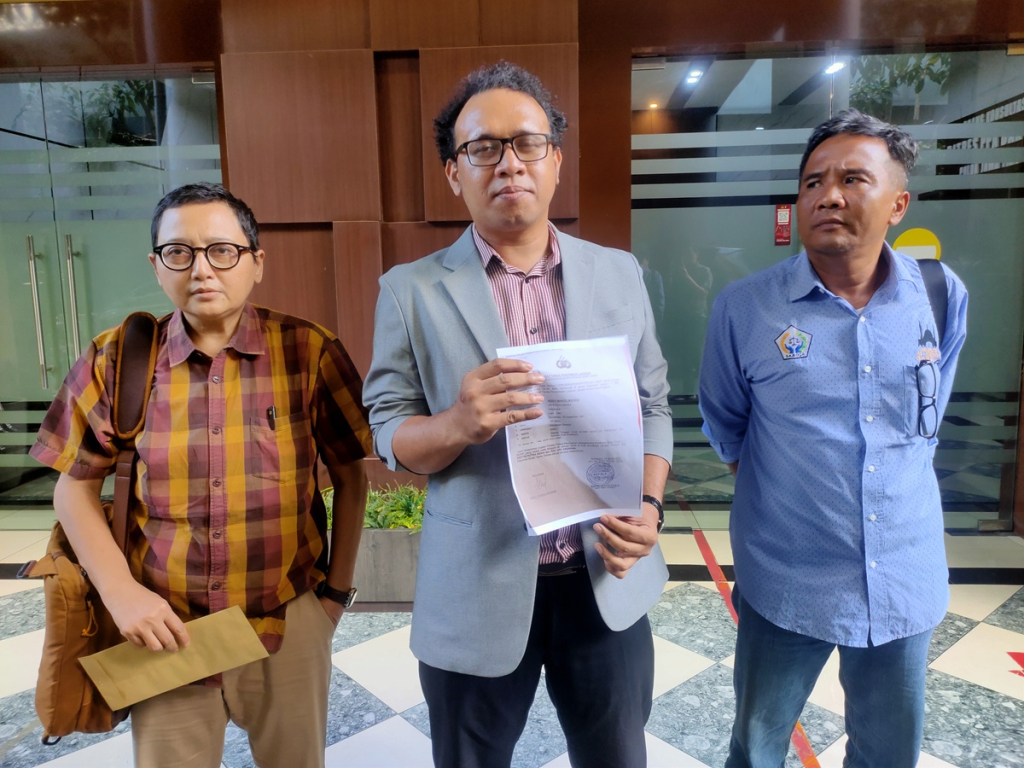 Laporkan mantan pemain timnas ke Polda Jatim