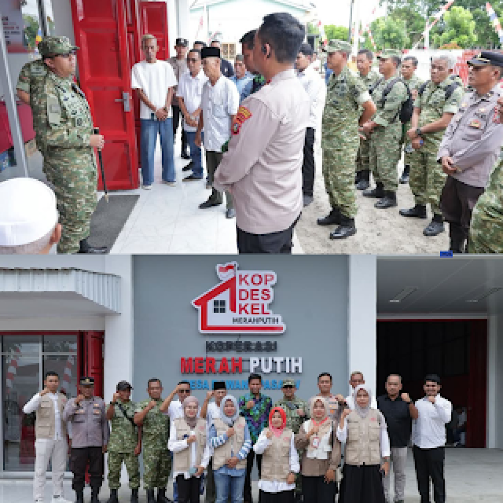 Dandim 0208/Asahan Ikuti Launching 1.061 Titik KDKMP Secara Virtual Bersama Presiden RI