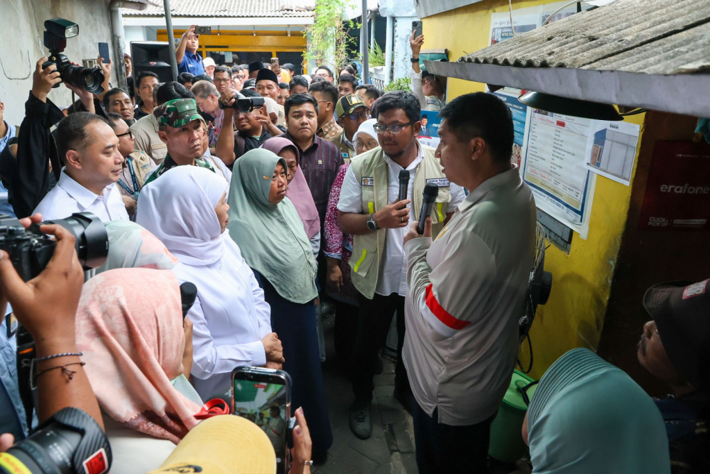 Kunjungan Menteri Perumahan dan Kawasan Permukiman (PKP), Maruarar Sirait di Surabaya