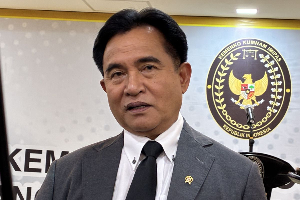 Menteri Koordinator Bidang Hukum, HAM, Imigrasi, dan Pemasyarakatan, Yusril Ihza Mahendra