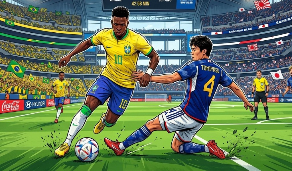 Brasil vs Jepang