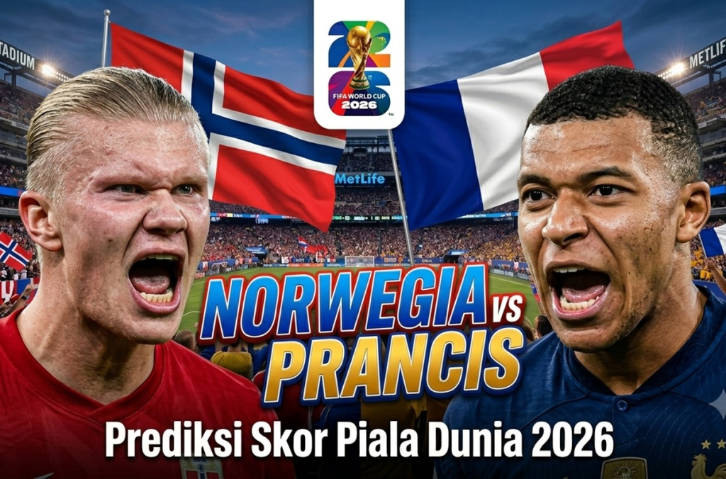 Prediksi Skor Norwegia vs Prancis di Piala Dunia 2026