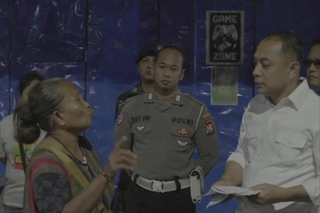 Eri Cahyadi saat sidak ke Tambak Wedi