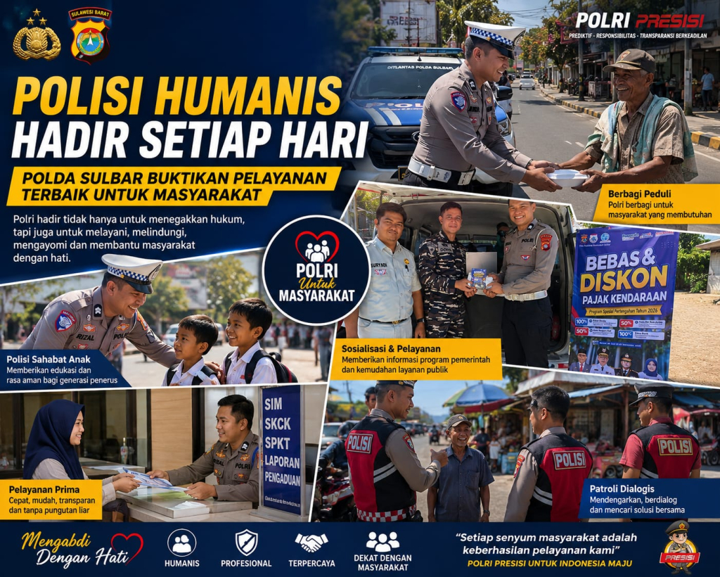 Polda Sulbar Buktikan Pelayanan Terbaik untuk Masyarakat
