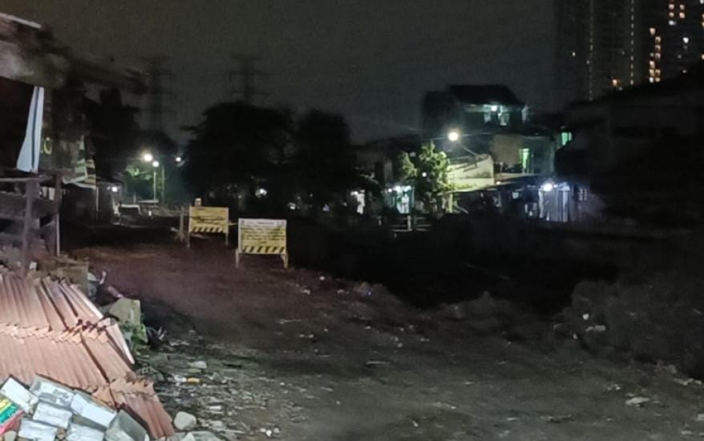 Proyek di kawasan Simorejo Timur, Kelurahan Simomulyo, Kecamatan Sukomanunggal