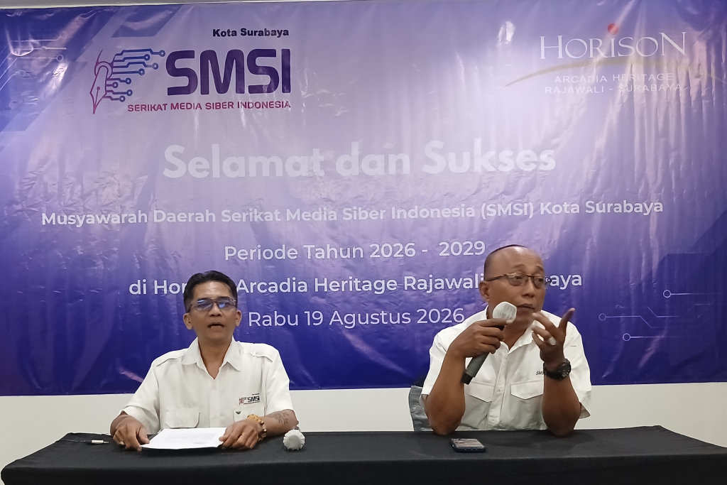 Iskandar Pribowo terpilih secara aklamasi sebagai Ketua SMSI Kota Surabaya