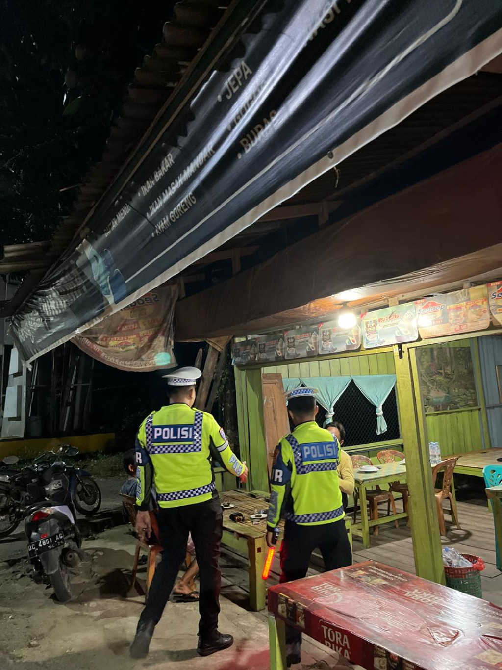 Patroli rutin yang dilaksanakan anggota Polantas Polda Sulbar Rabu (19/8/26)