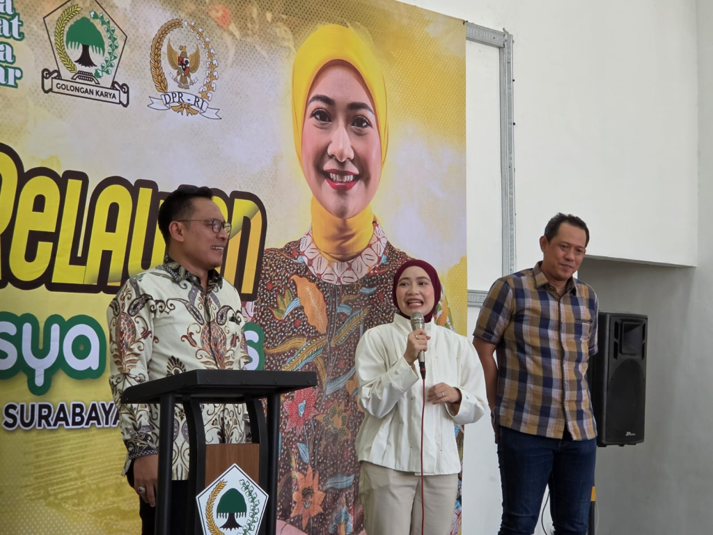 Anggota DPR RI Daerah Pemilihan (Dapil) Jawa Timur I Surabaya-Sidoarjo, dari Fraksi Golkar, Adela Kanasya Adies (AKA)