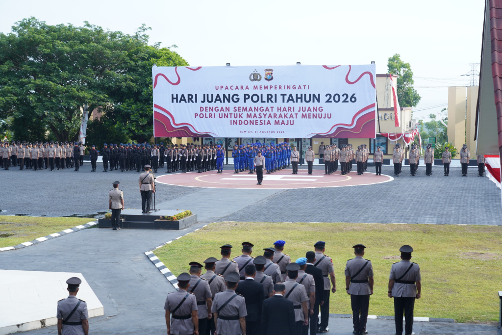 Upacara peringatan Hari Juang Polri Tahun 2026