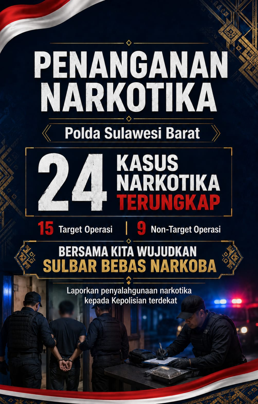Polda Sulbar Intensifkan Operasi Antik Marano 2026
