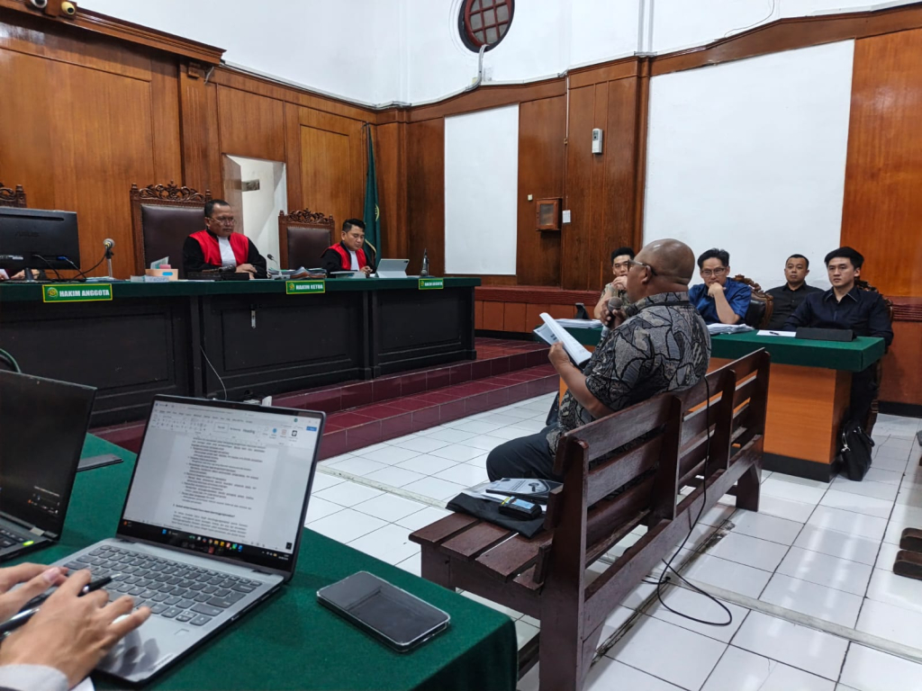 Sidang sengketa PT Java Fortis Corporindo vs Nany Widjaja di Pengadilan Negeri Surabaya