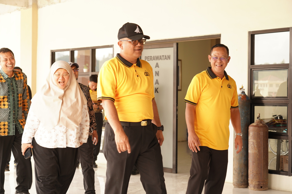 Kapolda Sulbar, Irjen Pol Adi Deriyan Jayamarta meninjau progres pembangunan Rumah Sakit Bhayangkara Hoegeng Imam Santoso