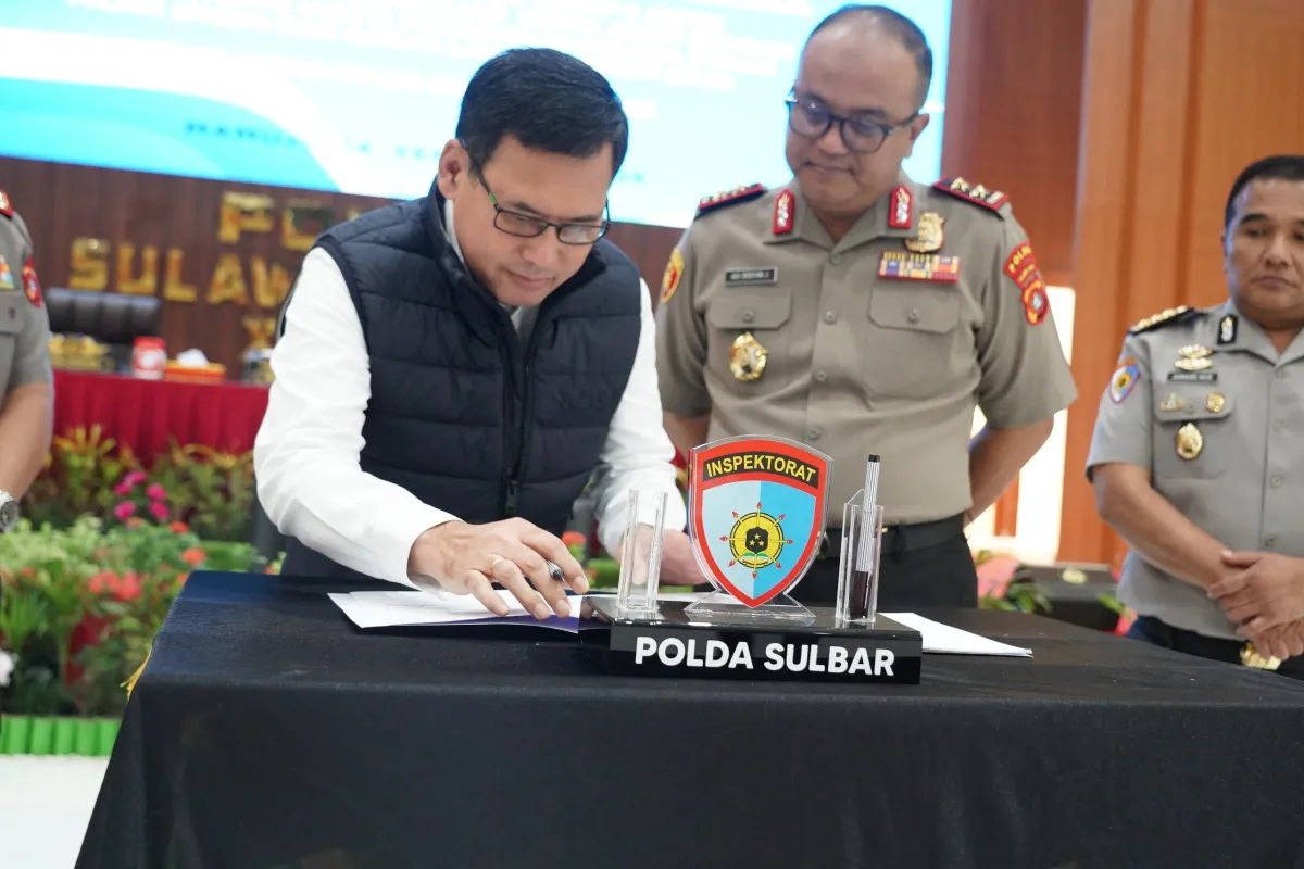 Jamin Transparansi, Kapolda Sulbar Resmi Tutup Taklimat Akhir Audit Kinerja Tahap II Itwasum Polri