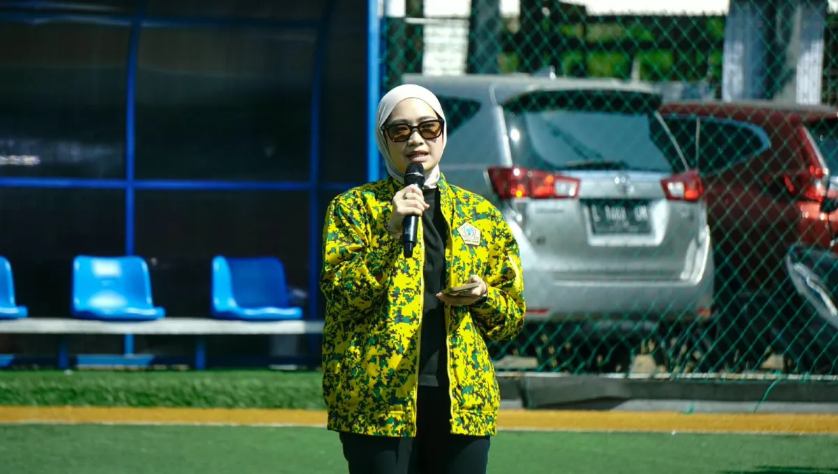 Adella Kanasya Adies Buka Bahlil Mini Soccer Zona 7, 16 Tim Pelajar Adu Skill