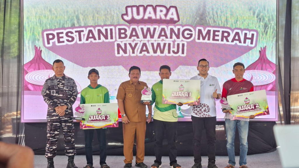 Pestani Bawang Merah Nyawiji digelar Petrokimia Gresik di Gondang, Nganjuk (Istimewa)