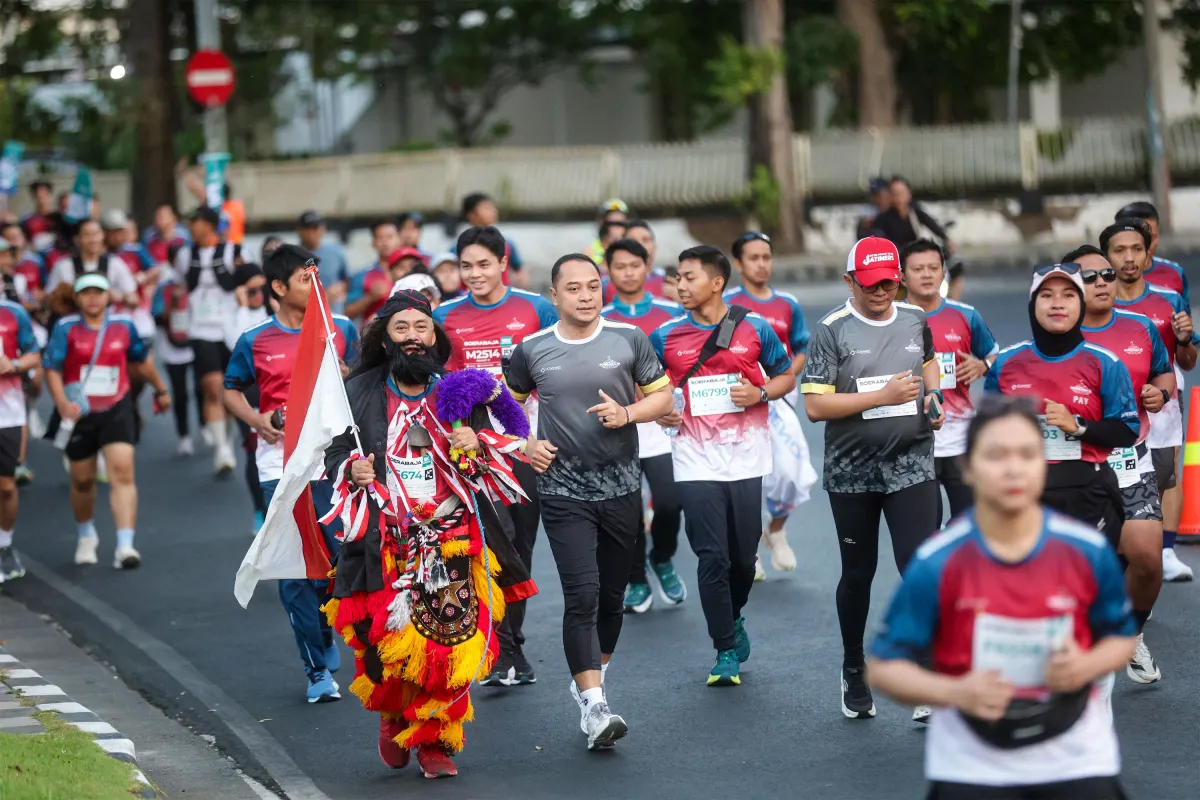 JConnect Run Soerabaja 2026 Diikuti 3.700 Pelari, Wali Kota Eri Ungkap Antusiasme Peserta