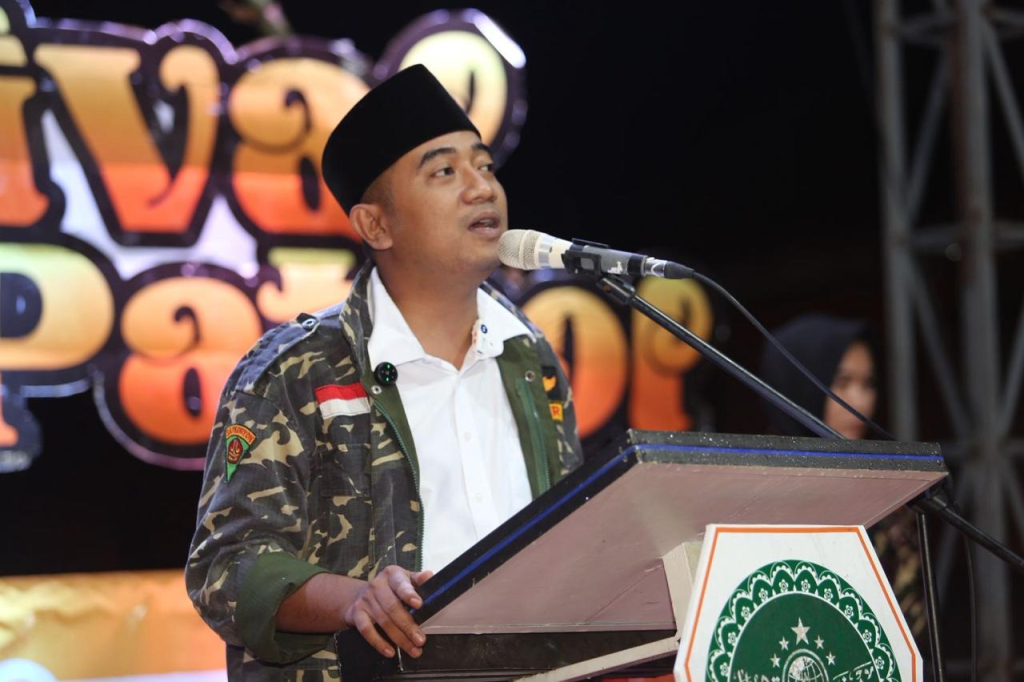Ketua PC GP Ansor Kota Probolinggo, Salamul Huda dalam sebuah kesempatan