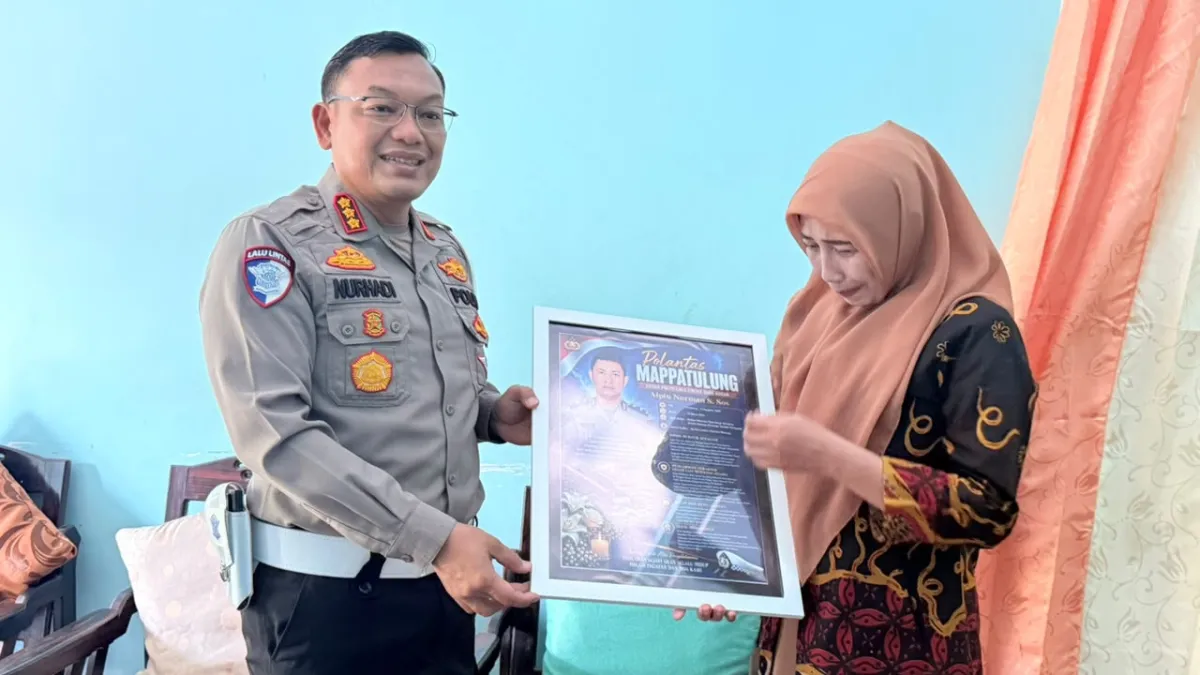 Direlantas Polda Sulbar menggelar kegiatan silaturahmi kepada para purnawirawan Polri