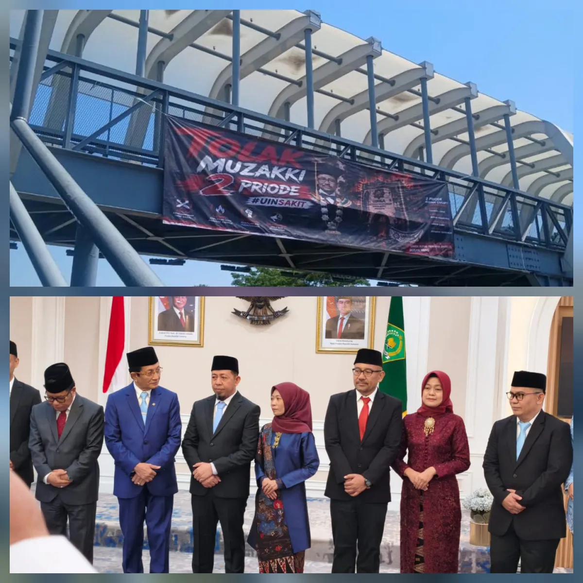 Pelantikan Rektor UINSA Surabaya Prof. Akhmad Muzakki Disambut Gelombang Penolakan