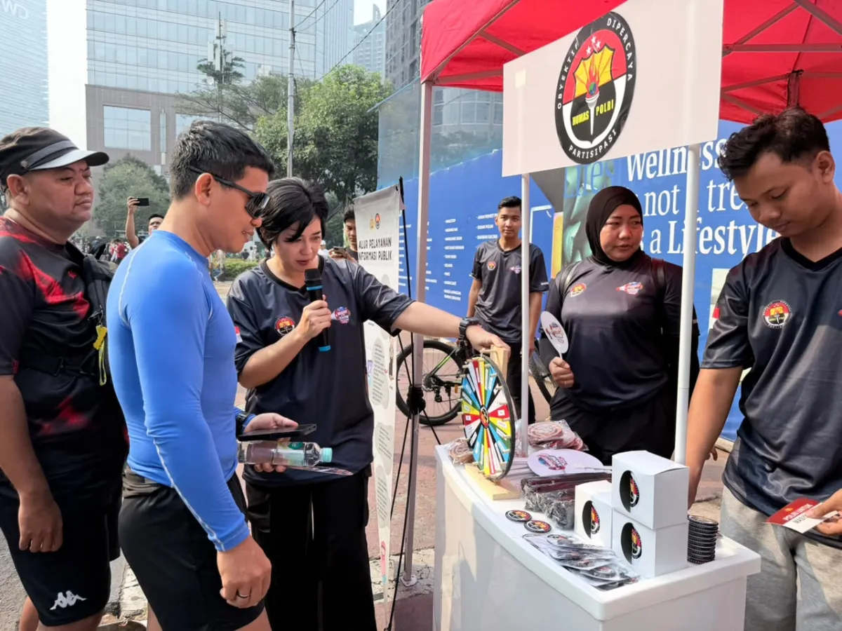 Game Spin Wheel Berhadiah Ramaikan Sosialisasi Hak untuk Tahu di CFD Jakarta