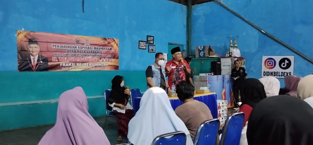 Reses Didik Beldex di Tembok Lor, Warga Keluhkan PIP, Desil hingga Kuliah Gratis