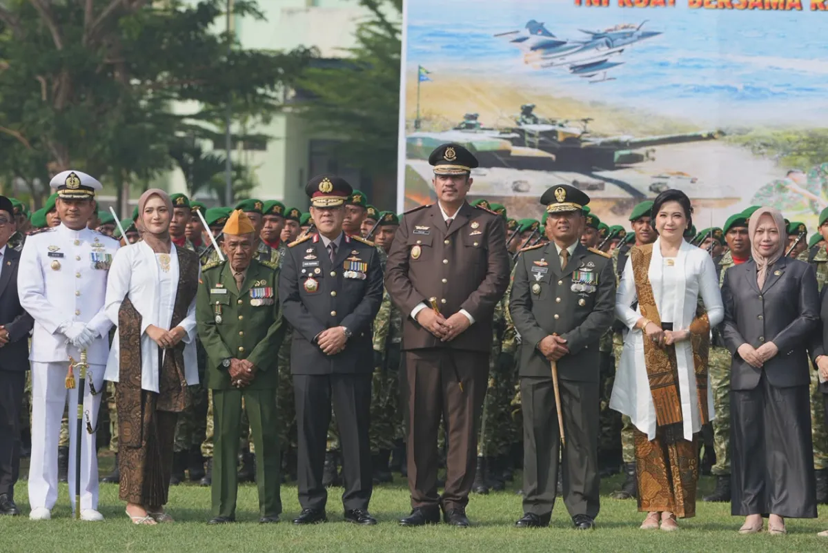 HUT ke-81 TNI di Korem 142/Tatag, Wakapolda Sulbar Tegaskan Soliditas Jaga NKRI