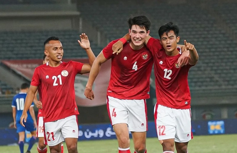 Timnas Indonesia pada laga terakhir Grup A Kualifikasi Piala Asia 2023