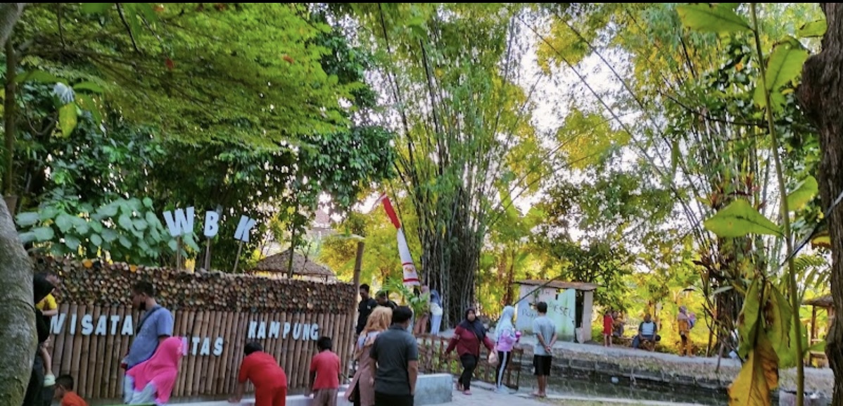 Wisata Batas Kampung (WBK) atau wisata edukasi di Desa Sumberan, Kelurahan Balas Klumprik, Kecamatan Wiyung, Surabaya