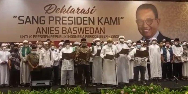 Deklarasi mantan HTI, FPI dan Teroris kepada Anies Baswedan