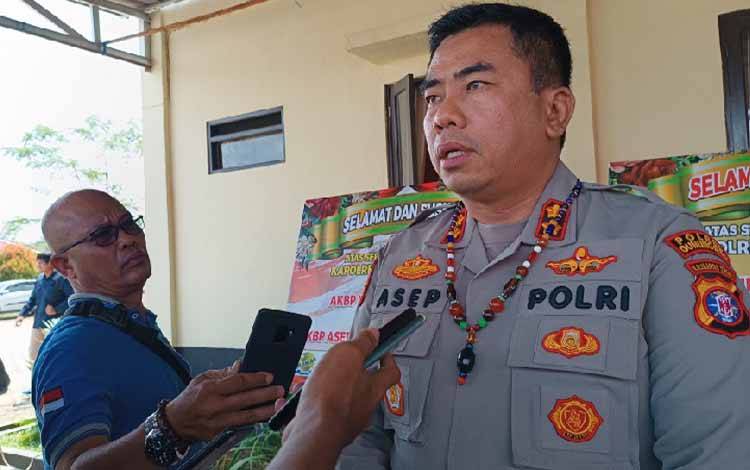 Kapolres Gunung Mas AKBP Asep Bangbang Saputra