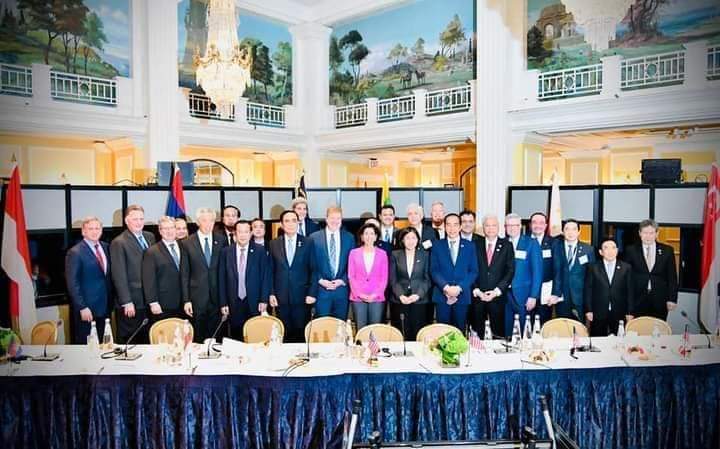 Presiden Joko Widodo bertemu dengan para CEO perusahaan besar di Amerika