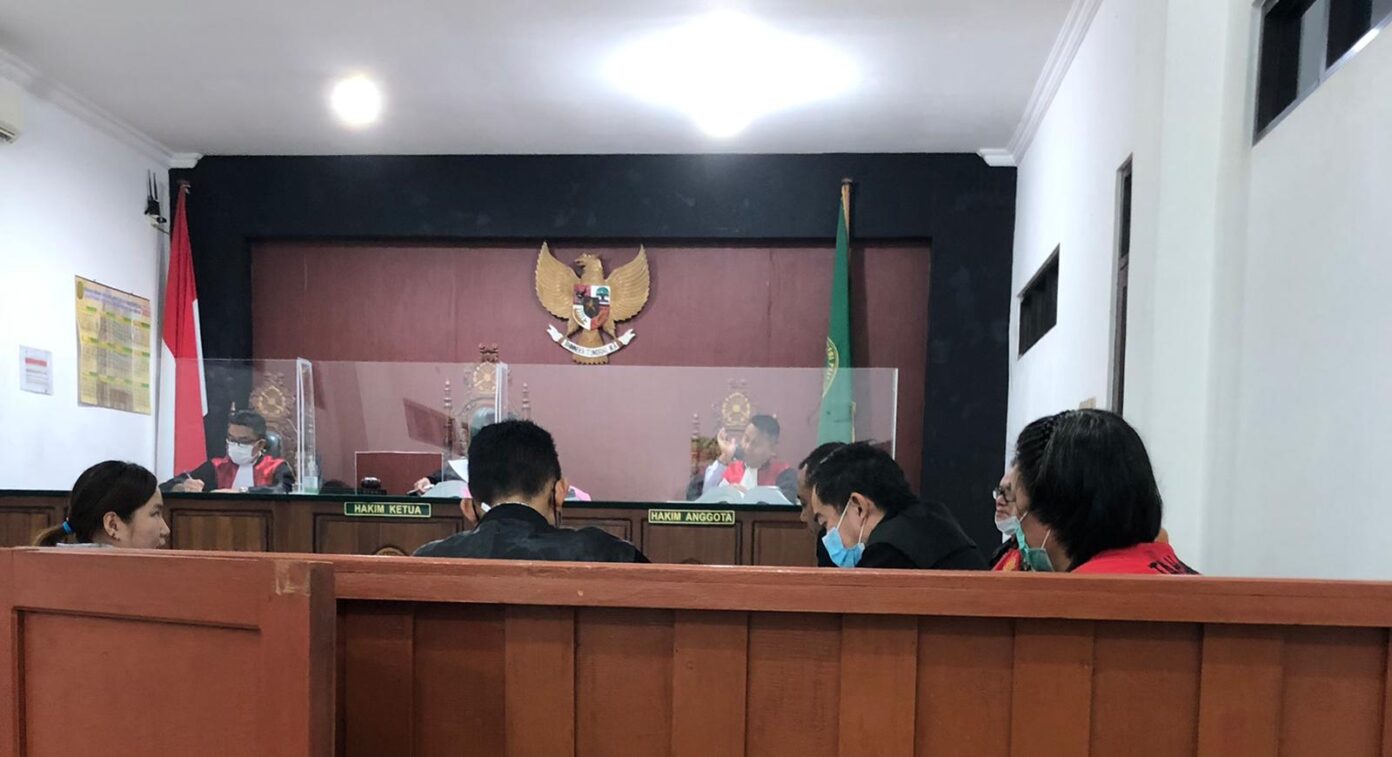 Suasana persidangan kasus dugaan pemalsuan surat PT TGM (doc: berita sampit)