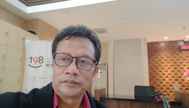Ketua Kodat86, Cak Ta’in Komari SS di Gedung Merah Putih KPK Jakarta (8/12)