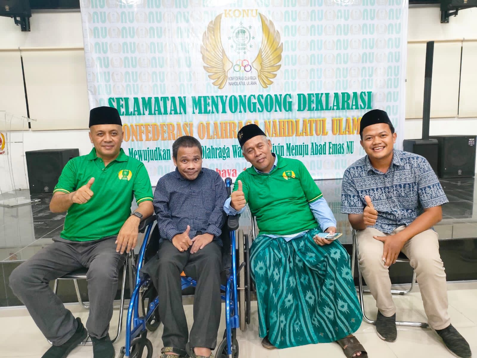 Tokoh olahraga difabel sekaligus Ketua NPCI Jember, Kusbandono