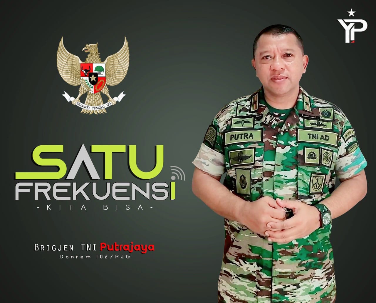 Danrem 102/Panju Panjung (Pjg) Brigjen TNI Yudianto Putrajaya SE MM