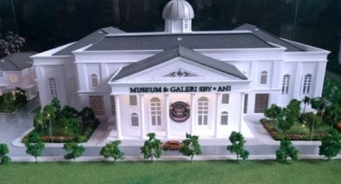 Maket Museum SBY yang kini dibangun di Pacitan, Jawa Timur