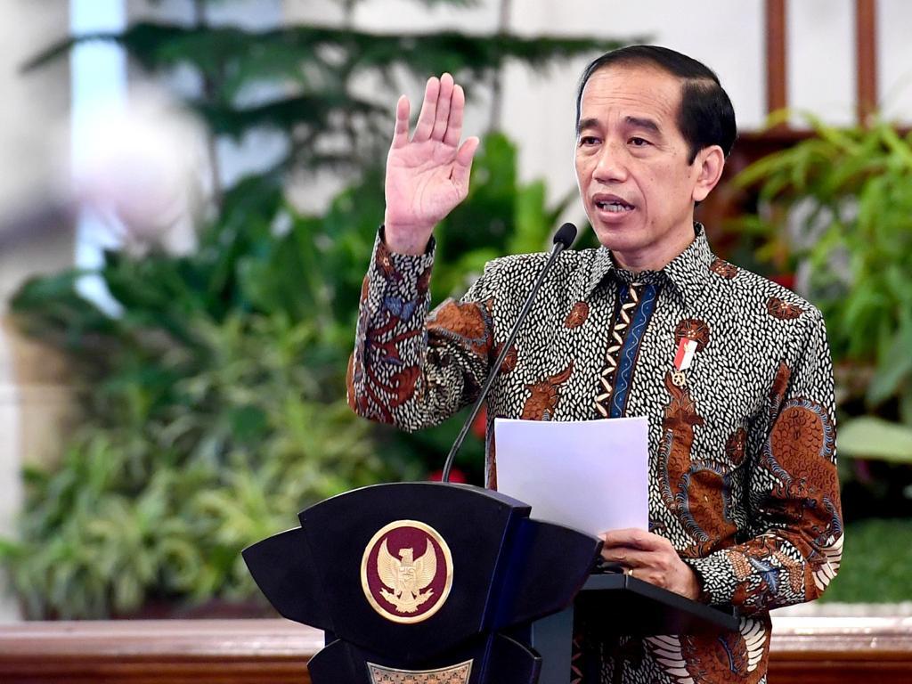 Presiden Jokowi di Istana Negara