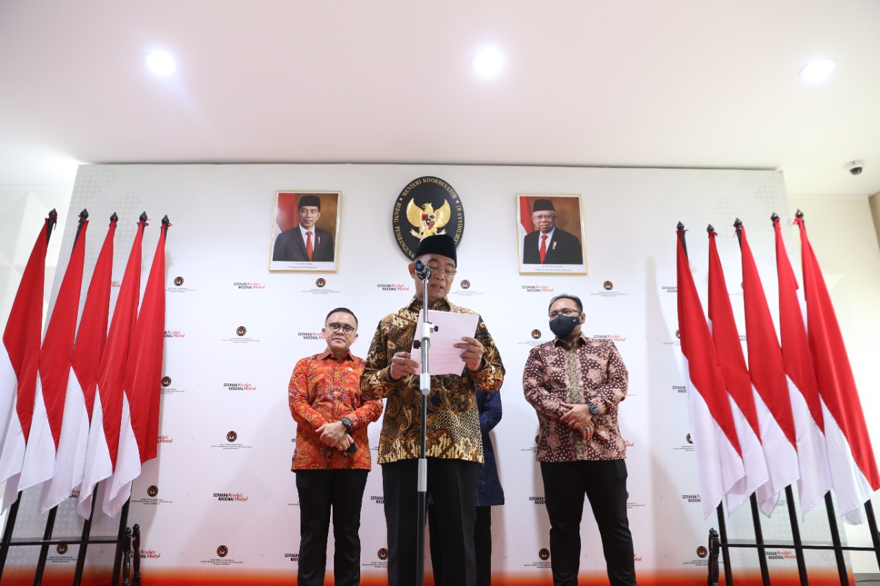 Menko PMK Muhadjir Effendy saat beebrkan soal Libur Nasional