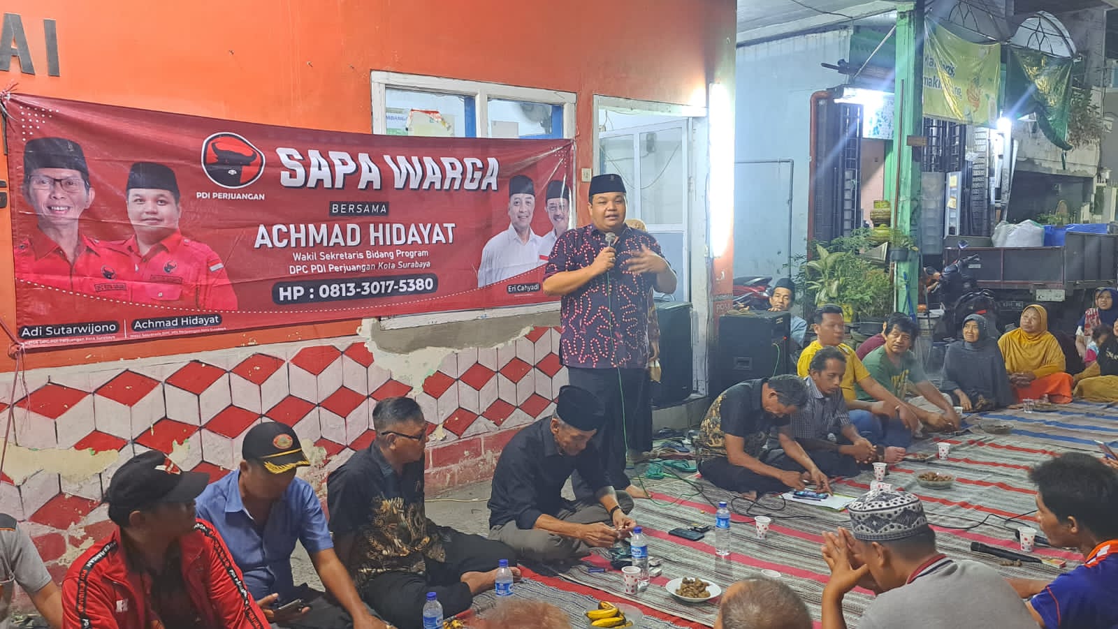 Wakil Sekretaris Dewan Pimpinan Cabang PDI Perjuangan Kota Surabaya Achmad Hidayat 
