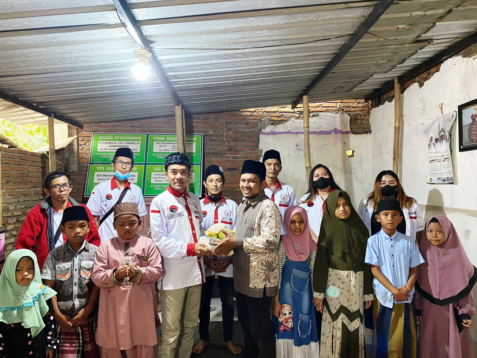 Kunjungan DPC Taruna Merah Putih (TMP) Kota Malang ke Yayasan Fatihurrohmah