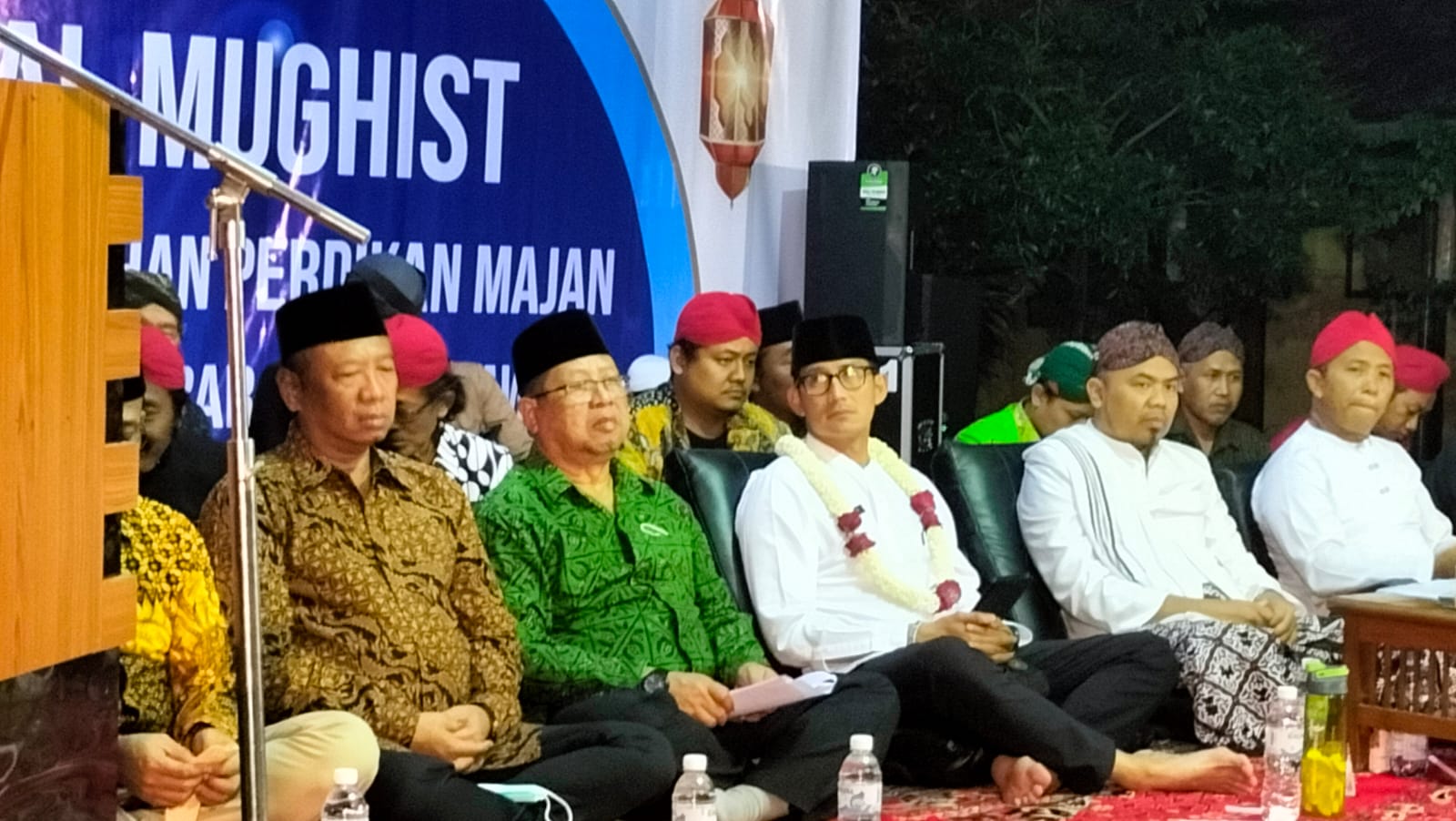 Menteri Pariwisata dan Ekonomi Kreatif, Sandiaga Uno saat berkunjung ke Tulungagung, Rabu (29/6/22)