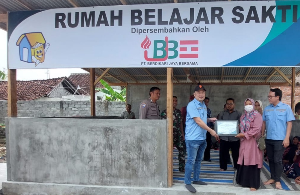 PT BJB berikan CSR dengan peresmian Rumah Belajar Sakti guna kurangi ketergantungan anak pada gadget 